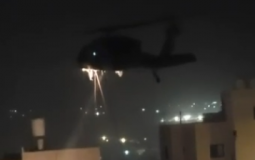 عملية إنزال جوي لجنود الاحتلال خلال اقتحام مدينة يطا جنوب الخليل