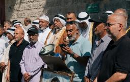 مؤتمر صحفي عقده التجمع الوطني للقبائل والعشائر والعائلات الفلسطينية