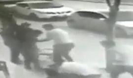 لحظة سقوط طفل سوري