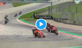 حادث مروع يوقف سباق النمسا للدراجات النارية