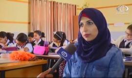 تغيير صورة الحصة الدراسية.. أسلوب تتبعه المعلمة رنا شعبان لتعزيز أداء تلاميذها