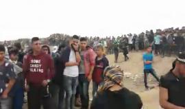 #مباشر تواصل الحراك الجماهيري قرب السياج الفاصل شرق مدينة غزة في الجمعة الرابعة من #مسيرة_العودة_الكبرى