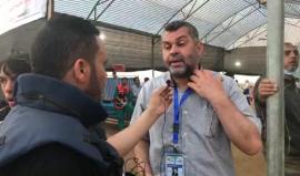 من المستشفى  الميداني شرق خانيونس