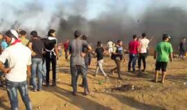 #مباشر 
مواجهات  من على الحدود الشرقية لشمال قطاع غزة 
#جمعة_الوفاء_للاطقم_الطبية_والاعلامية
#بث محمد المصري