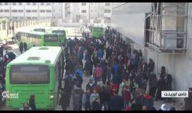 الدفعة الثالثة من مهجري حي الوعر المحاصر تغادر إلى مدينة إدلب