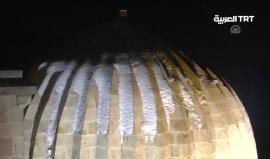 #تركيا.. لقطات ساحرة من مدينة المساجد والمتاحف والقلاع التاريخية ماردين المضاءة بأنوار فريدة في ساعات الليل والمزدانة بالثلوج الكثيفة