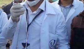 #مباشر الطاقم الطبي الميداني على الحدود الشرقية لمدينة خانيونس 
#مسيرة_العودة_الكبرى