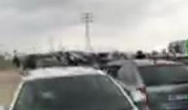 #مباشر توافد الآلاف شرق غزة