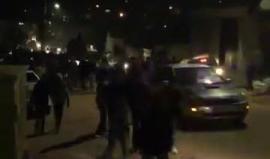#فيديو أهالي قرية المغير برام الله يخرجون بمسيرة غاضبة في اعقاب استشهاد الفتى ليث هيثم ابونعيم (16عاما) الذي ارتقى برصاص الاحتلال مساء اليوم