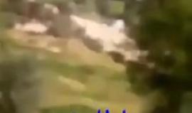 #فيديو مواجهات مع الاحتلال في قرية المغير شمال شرقي رام الله