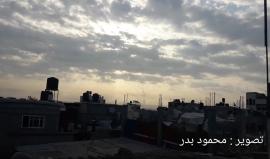 #شاهد .. من الانفجارات التي سمعت في قطاع غزة قبل قليل .
تصوير محمود بدر