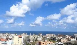 #شاهد ساحل مدينة غزة اليوم . 
تصوير شادي سلفيتي