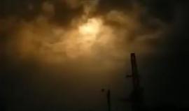 #شاهد محاولة القبة الحديدية اعتراض صواريخ المقاومة التي أطلقت من شملا قطاع غزة