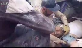 #شاهد إنقاذ المدنيين ولحظة استهداف فريق الدفاع في منطقة آسيا بريف #حلب.