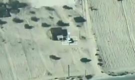 الجيش المصري ينشر مشاهد لاستهداف مركبات ومواقع قال إنها تتبع لولاية سيناء