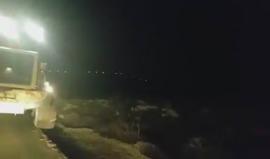 #شاهد عملية سرقة ليلية ينفذها المستوطنون لأراضي الفلسطينيين شمال رام الله