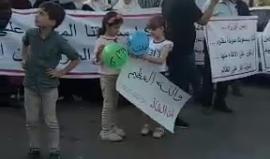 وقفة في رام الله للاسرى المحررين المضربين عن الطعام على خلفية قطع رواتبهم من قبل السلطة الفلسطينية