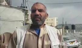 ايوب مطر "عم الشهيد ابراهيم مطر" الذي ارتقى صباح اليوم يتحدث عن اقتحام منزل شقيقه