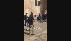 #شاهد .. عشرات المستوطنين يقتحمون المسجد الأقصى المبارك قبل قليل بحماية مشددة من قوات الاحتلال