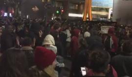 #شاهد تظاهرات في فيلادلفيا احتجاجـًا على انـتخاب ترامب