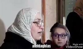والدة الشهيد خالد التايه تتحدث عن لحظة استقبالها نبأ استشهاد نجلها تصوير: عاطف دغلس