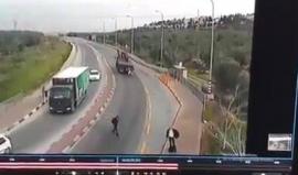 #فيديو عملية الطعن التي نفذها الفلسطيني عبد الحكيم عاصي قرب سلفيت قبل 42 يوما حيث أعلن الاحتلال عن اعتقال فجر اليوم