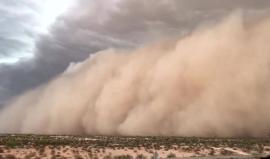 #فيديو عاصفة رميلة كبيرة في ولاية اريزونا الأمريكية