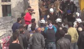 مجزرة جديدة .. الطيران الحربي يرتكب مجزرة في بلدة