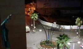 #شاهد قوات الاحتلال التي تقتحم بأعداد كبيرة منطقة دوار المنارة في الخليل