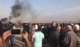 #مباشر تواصل اعتداءات قوات الاحتلال على المتظاهرين شرق خانيونس في #جمعة_الشباب_الثائر