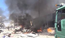 #شاهد هول الدمار .. 

ارتفاع حصيلة ضحايا تفجير سيارة مفخخة في القامشلي إلى 50 قتيلا و143 جريحا

التفجير المزدوج استهدف مقرات لوحدات حماية الشعب الكردية في القامشلي بريف محافظة الحسكة شمال شرقي سوريا