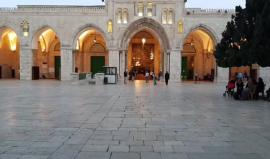 #مباشر رفع آذان المغرب من المسجد الأقصى المبارك من العاصمة الفلسطينية القدس .