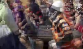 #فيديو اصابة برصاص الاحتلال بمنطقة الرأس شرق خانيونس