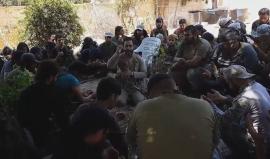 دعاء الثوار السوريون قبيل انطلاقهم لمعركة فك حصار  #حلب