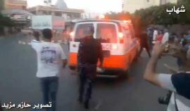 #شاهد وصول إصابة خطيرة برصاص قناصة الاحتلال بالرقبة من منطقة شرق البريج وسط قطاع غزة