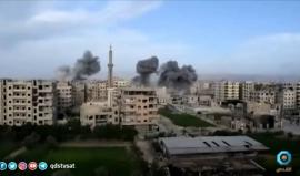 تواصل معاناة اللاجئين الفلسطينيين في مخيم اليرموك جراء اشتداد المعارك والقصف