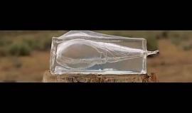 ماذا يحدث عند إطلاق رصاصة على مكعب من الجل!