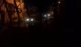 جانب من اقتحام قوات الاحتلال منطقة "راس العين" في مدينة نابلس فجر اليوم