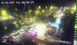 #فيديو آخر للتفجير الذي استهدف مطعمًا في الكرادة وسط بغداد أودى بحياة 11 شخصًا وداعش تتبنى