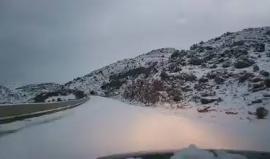 #شاهد تراكم الثلوج على جبل الشيخ شمال فلسطين المحتلة