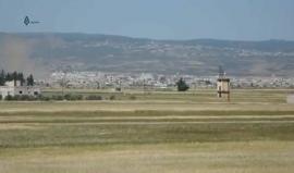 #شاهد لحظة شن المقاتلات الحربية غارات جوية على مدينة كفرلاها شمال #حمص