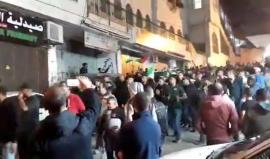 تشييع جثمان الشهيدة سهام نمر والدة الشهيد مصطفى نمر من مسجد أبو عبيدة في مخيم شعفاط شمال شرق القدس المحتلةتصوير صهيب مسالمة