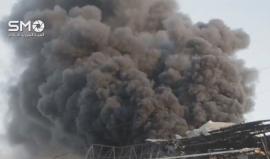 الطيران الروسي يقصف مدينة #دوما بريف #دمشق