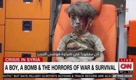 #شاهد مذيعة CNN تبكي على الهواء خلال قراءة خبر الطفل السوري عمران !