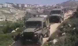 #شاهد | قوات الاحتلال تداهم منطقة الرويسات غرب بيت لحم وتبلغ بمصادرة مئات  الدونمات من اراضي اهالي الولجة .