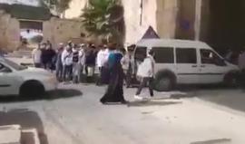 #شاهد مستوطنون يقتحمون مقبرة الرحمة الملاصقة للأقصى