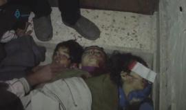 أطفال ضحايا قصف طائرات الأسد على مدينة #الرستن بريف #حمص الشمالي