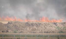 هذا ما فعلته الطائرات الورقية الحارقة بمستوطنات الاحتلال على حدود قطاع #غزة