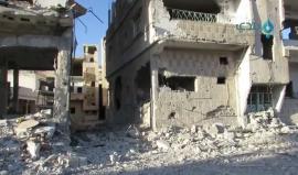 #شاهد آثار الدمار الهائل في مدينة درعا جراء قصف طيران النظام وروسيا تزامناً مع معركة الموت ولا المذلة