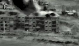 #فيديو جيش الاحتلال يقصف 3 نقاط عسكرية للنظام السوري قرب القنيطرة فجر اليوم